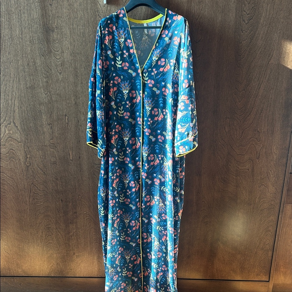 Floral Blue Kimono